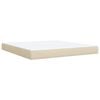 vidaXL &Kappa;&rho;&epsilon;&beta;ά&tau;&iota; Boxspring &mu;&epsilon; &Sigma;&tau;&rho;ώ&mu;&alpha; &Kappa;&rho;&epsilon;&mu; 180x200 &epsilon;&kappa;. &Upsilon;&phi;&alpha;&sigma;&mu;ά&tau;&iota;&nu;&omicron;