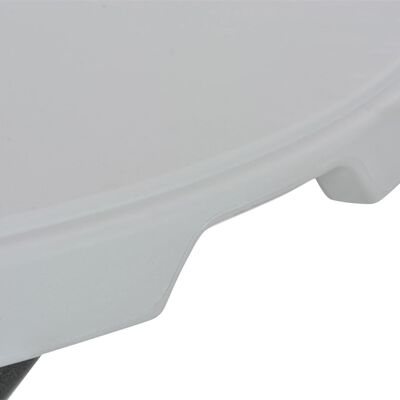 vidaXL Τραπέζι Μπαρ Πτυσσόμενο Λευκό 80 x 110 εκ. από HDPE