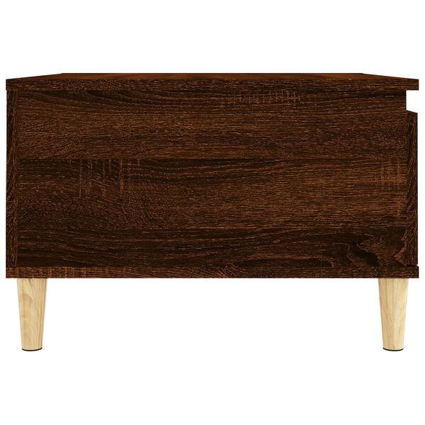 vidaXL Τραπεζάκι Σαλονιού Καφέ Δρυς 55x55x36,5 εκ. Επεξεργασμένο Ξύλο
