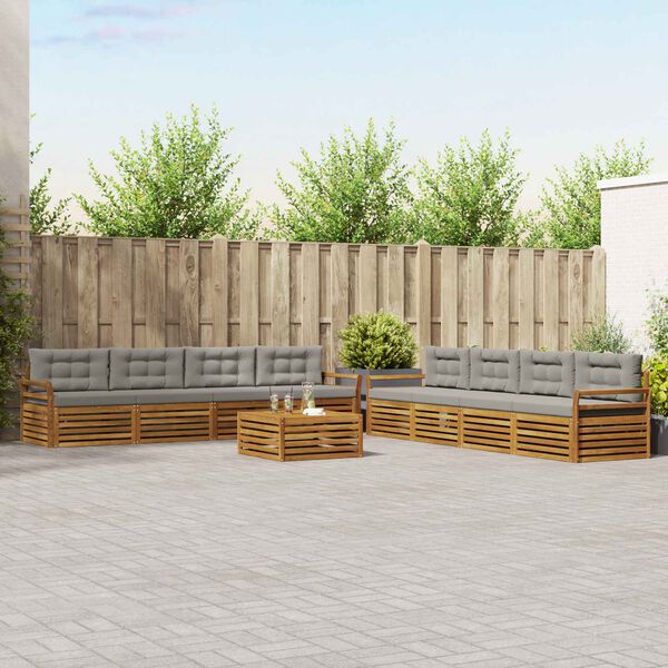 vidaXL &Sigma;&epsilon;&iota;&rho;ά &Kappa;&alpha;&nu;&alpha;&pi;έ &Epsilon;&xi;&omega;&tau;&epsilon;&rho;&iota;&kappa;&omicron;ύ 9 pcs &Phi;&upsilon;&sigma;&iota;&kappa;ό &kappa;&alpha;&iota; &Alpha;&nu;&omicron;&iota;&chi;&tau;ό &Gamma;&kappa;&rho;&iota;