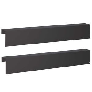 vidaXL &Pi;&rho;&omicron;&phi;ί&lambda; &epsilon;&pi;&iota;&kappa;ά&lambda;&upsilon;&psi;&eta;&sigmaf; &kappa;ή&pi;&omicron;&upsilon; 2 &tau;&mu;&chi;. 100 x 10 x 15 cm &Alpha;&tau;&sigma;ά&lambda;&iota; &Mu;&alpha;ύ&rho;&omicron;