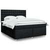 vidaXL &Kappa;&rho;&epsilon;&beta;ά&tau;&iota; Boxspring &mu;&epsilon; &Sigma;&tau;&rho;ώ&mu;&alpha; &Mu;&alpha;ύ&rho;&omicron; 180x200 &epsilon;&kappa;. &Upsilon;&phi;&alpha;&sigma;&mu;ά&tau;&iota;&nu;&omicron;