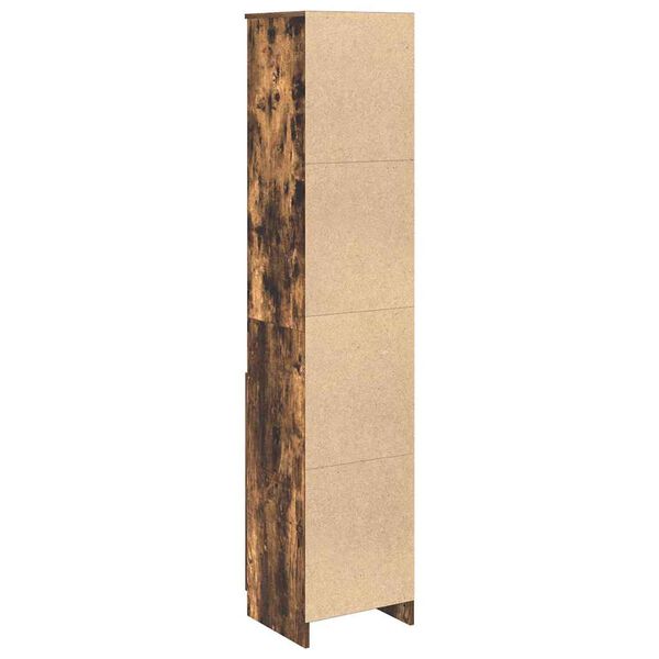 vidaXL Ντουλάπα Καπνιστή δρυς 37,5x35x180 εκ. Επεξεργασμένο Ξύλο