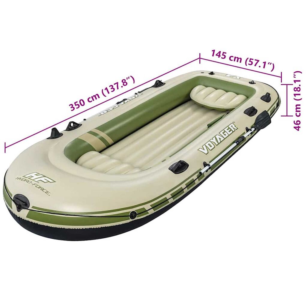 Best Way Φουσκωτή σχεδία Μπεζ 145 x 350 x 46 εκ PVC