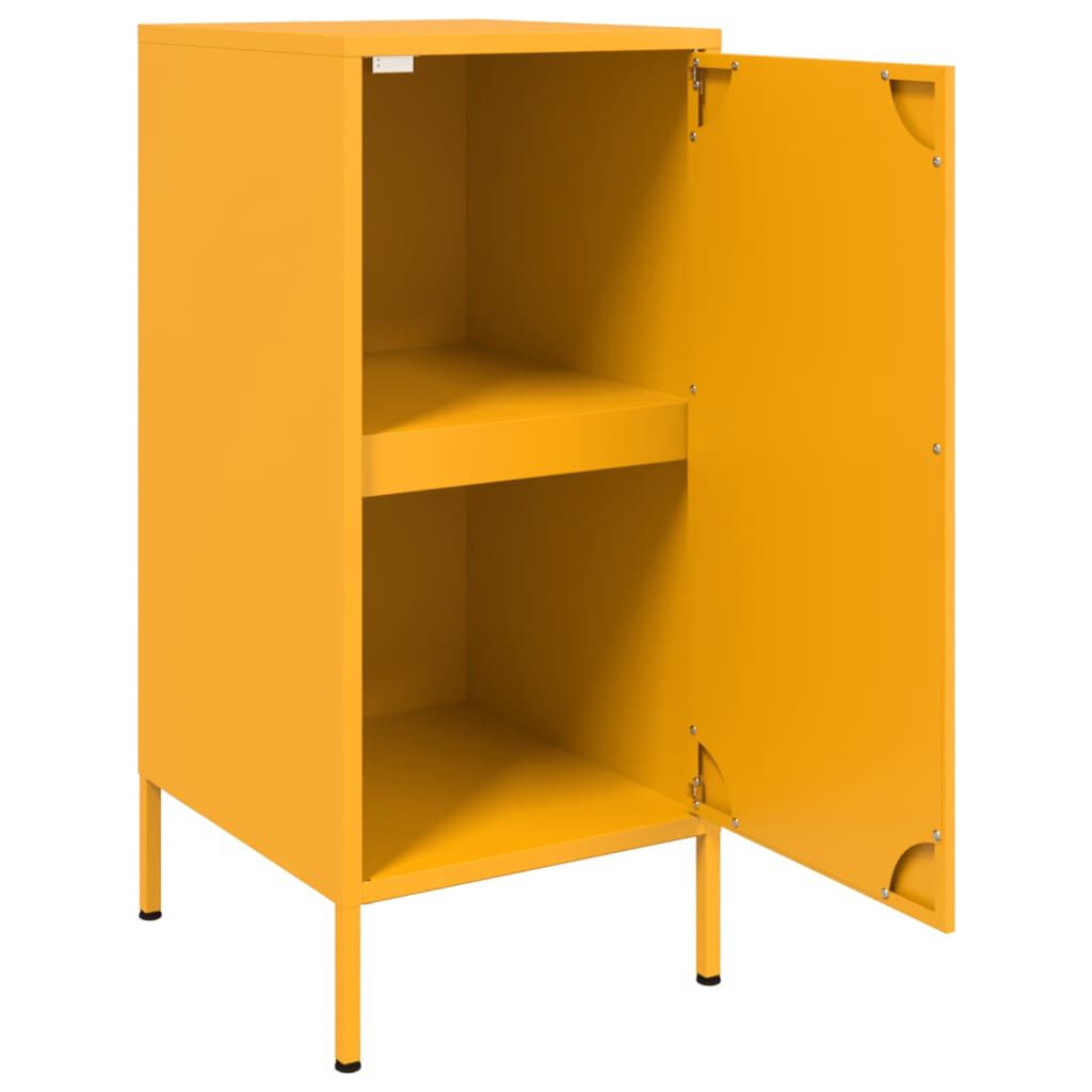 vidaXL Ντουλάπι Μουσταρδί 36x39x79 εκ. από Ατσάλι