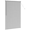 vidaXL Ρολό Παραθύρου με κουρτίνες Ασημί Αλουμίνιο