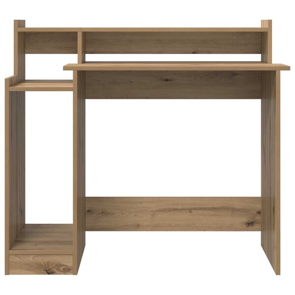 vidaXL Γραφείο artisan δρυς 97 x 45 x 90 εκ. Επεξεργασμένο ξύλο