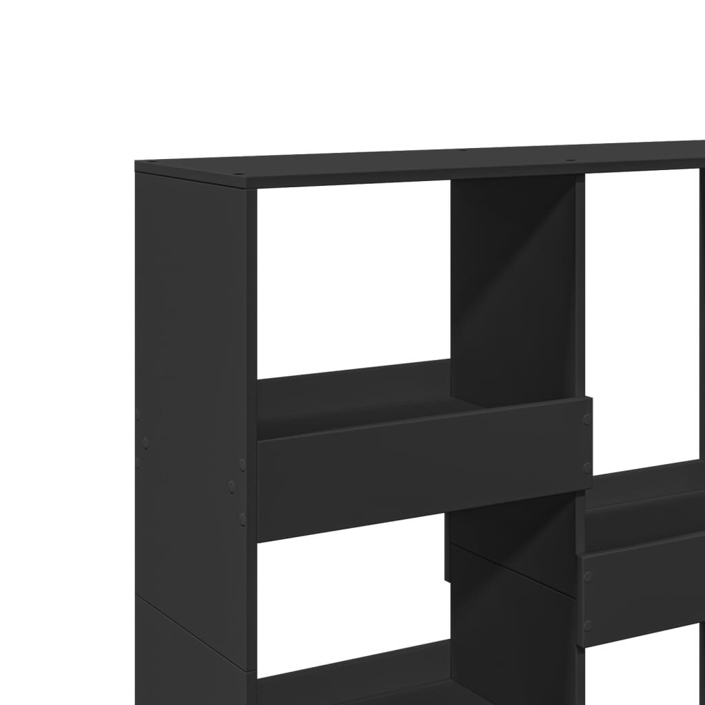 vidaXL Βιβλιοθήκη/Διαχωριστικό Χώρου Μαύρη 100x33x115 εκ. Επεξ. Ξύλο