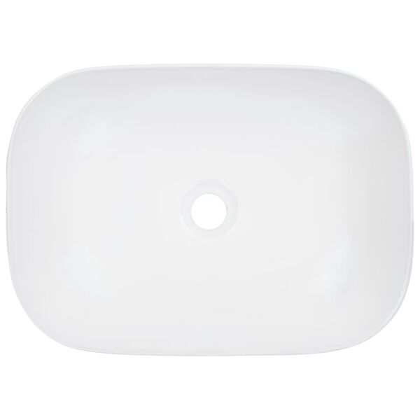 vidaXL Νιπτήρας Λευκός 45,5 x 32 x 13 εκ. Κεραμικός