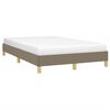 vidaXL Σκελετός Κρεβατιού Χωρίς Στρώμα Taupe 120x200 εκ. Υφασμάτινο