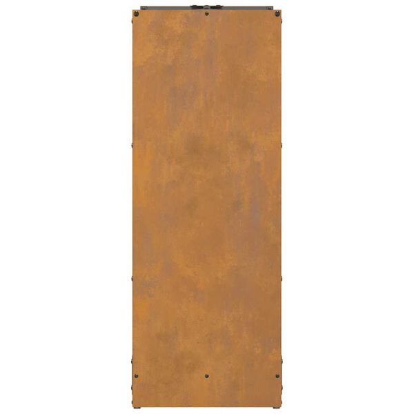 Ράφι για καυσόξυλα vidaXL 40x30x80 cm Ατσάλι σκληρυθέν στον αέρα