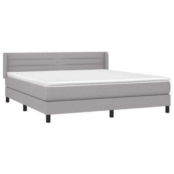 vidaXL &Kappa;&rho;&epsilon;&beta;ά&tau;&iota; Boxspring &mu;&epsilon; &Sigma;&tau;&rho;ώ&mu;&alpha; &Alpha;&nu;. &Pi;&rho;ά&sigma;&iota;&nu;&omicron; 160x200&epsilon;&kappa; &Upsilon;&phi;&alpha;&sigma;&mu;ά&tau;&iota;&nu;&omicron;