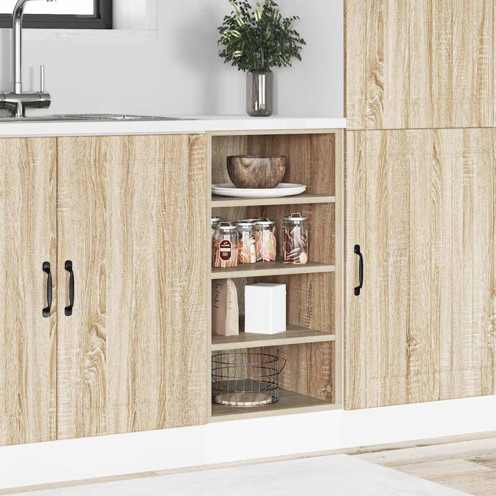 vidaXL Κάτω ντουλάπι Riga Sonoma Oak 40x44,5x81,5 cm