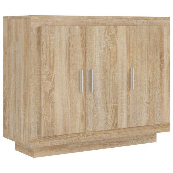 vidaXL Συρταριέρα Sonoma Δρυς 92x35x75 εκ. Επεξεργασμένο Ξύλο
