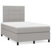 vidaXL &Kappa;&rho;&epsilon;&beta;ά&tau;&iota; Boxspring &mu;&epsilon; &Sigma;&tau;&rho;ώ&mu;&alpha; & LED &Alpha;&nu;.&Gamma;&kappa;&rho;&iota; 120x190&epsilon;&kappa;. &Upsilon;&phi;&alpha;&sigma;&mu;ά&tau;&iota;&nu;&omicron;