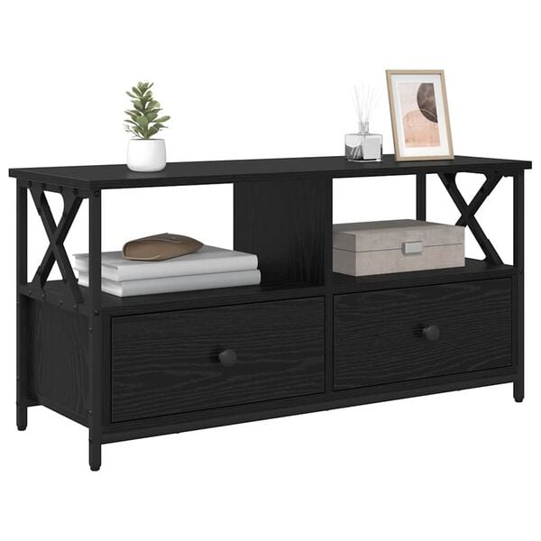 vidaXL &Nu;&tau;&omicron;&upsilon;&lambda;ά&pi;&iota; TV &mu;&epsilon; &sigma;&upsilon;&rho;&tau;ά&rho;&iota; &Mu;&alpha;ύ&rho;&eta; &Omicron;&xi;&upsilon;ά 90 x 33 x 45 &epsilon;&kappa;