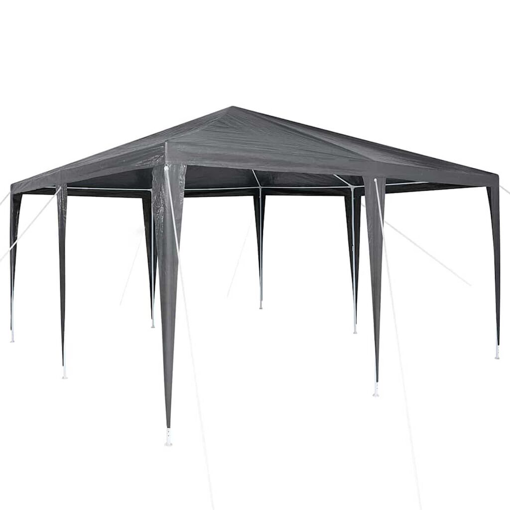 vidaXL Σκηνή Πάρτυ Ανθρακί, Λευκό 400 x 400 x 266 εκ
