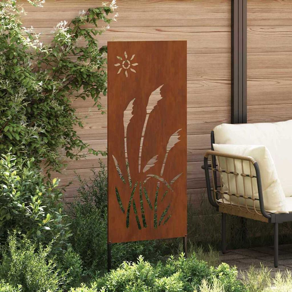 vidaXL Οθόνη Ιδιωτικότητας Κήπου Σκ rusty 50 x 140 εκ