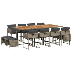 vidaXL &Tau;&rho;&alpha;&pi;&epsilon;&zeta;&alpha;&rho;ί&alpha; &Kappa;ή&pi;&omicron;&upsilon; 13 &Tau;&epsilon;&mu;&alpha;&chi;ί&omega;&nu; &Gamma;&kappa;&rho;&iota; &Sigma;&upsilon;&nu;&theta;&epsilon;&tau;&iota;&kappa;ό &Rho;&alpha;&tau;ά&nu; &mu;&epsilon; &Mu;&alpha;&xi;&iota;&lambda;ά&rho;&iota;&alpha;