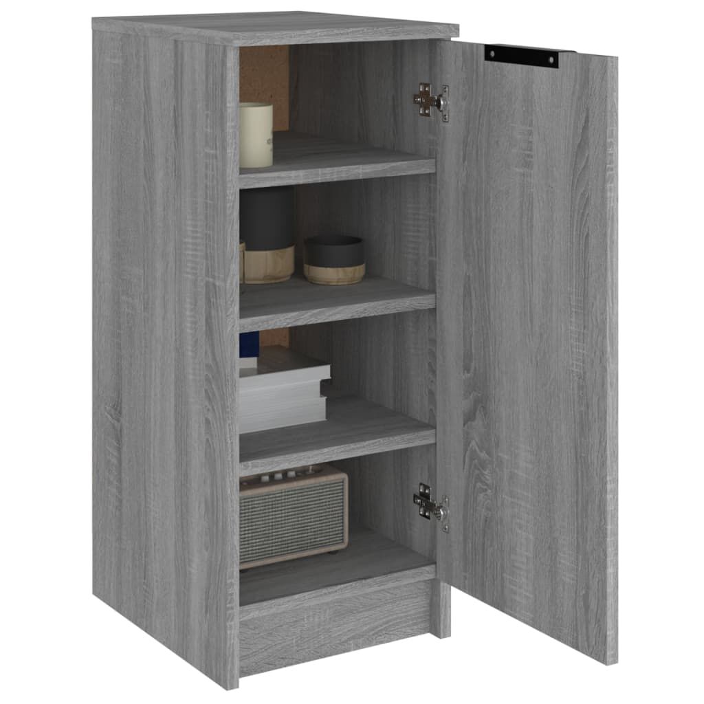 vidaXL Παπουτσοθήκη Γκρι Sonoma 30x35x70 εκ. από Επεξεργασμένο Ξύλο