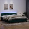 vidaXL &Kappa;&rho;&epsilon;&beta;ά&tau;&iota; Boxspring &mu;&epsilon; &Sigma;&tau;&rho;ώ&mu;&alpha; & LED &sigma;&kappa;&omicron;ύ&rho;&omicron; &pi;&rho;ά&sigma;&iota;&nu;&omicron; 180x220cm &Beta;&epsilon;&lambda;&omicron;ύ&delta;&iota;&nu;&omicron;