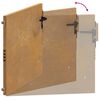 vidaXL Πόρτα Κήπου από Ατσάλι Corten 100x75 εκ.