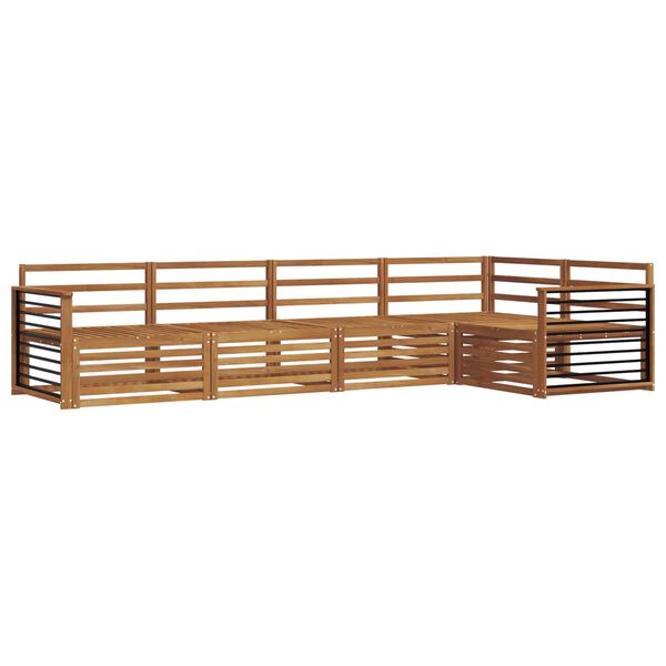 vidaXL &Sigma;&epsilon;&iota;&rho;ά &Kappa;&alpha;&nu;&alpha;&pi;έ &Epsilon;&xi;&omega;&tau;&epsilon;&rho;&iota;&kappa;&omicron;ύ 5 pcs &Phi;&upsilon;&sigma;&iota;&kappa;ό &Sigma;&tau;&epsilon;&rho;&epsilon;ό &Xi;ύ&lambda;&omicron; &Alpha;&kappa;&alpha;&kappa;ί&alpha;&sigmaf;