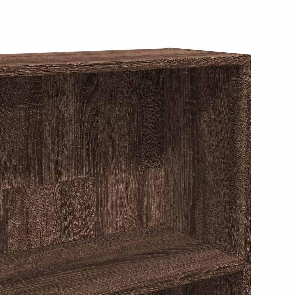 vidaXL Ντουλάπι βιβλίων καφέ δρυς 80x30x189 cm Κατασκευασμένο ξύλο