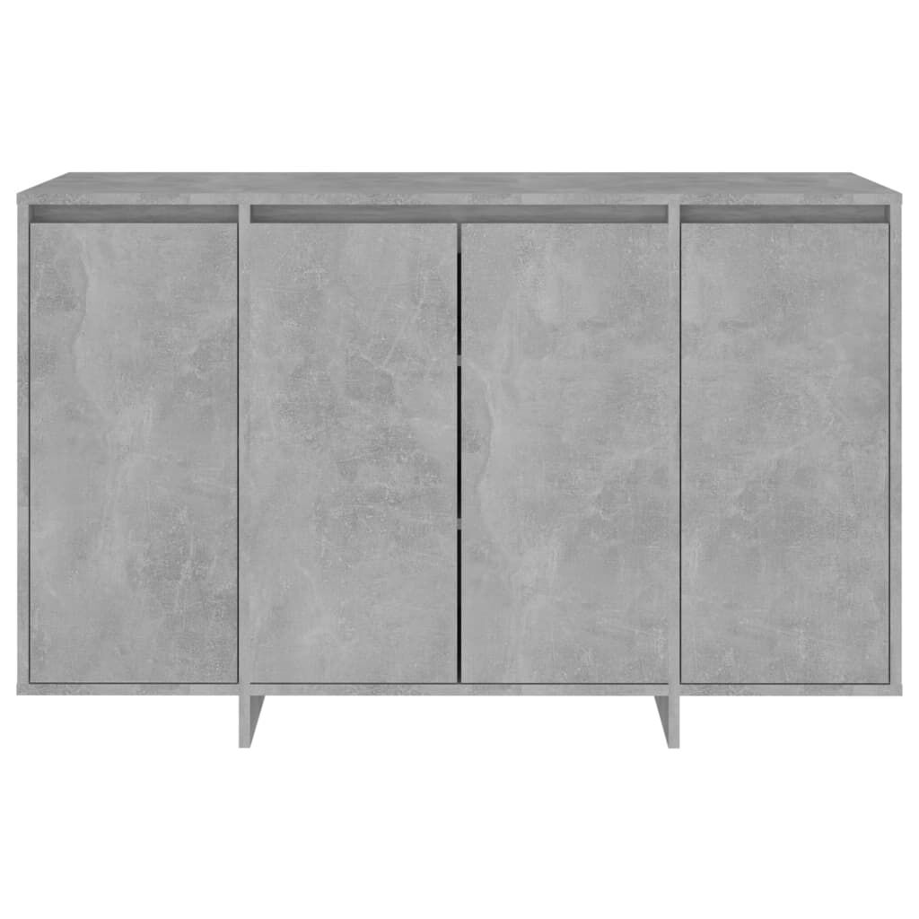 vidaXL Βοηθητικό Ντουλάπι Γκρι Σκυρ. 120x41x75εκ Επεξεργασμένο Ξύλο
