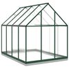 vidaXL Θερμοκήπιο με Πλαίσιο Βάσης Πράσινο 224x169x202 εκ. Αλουμινίου