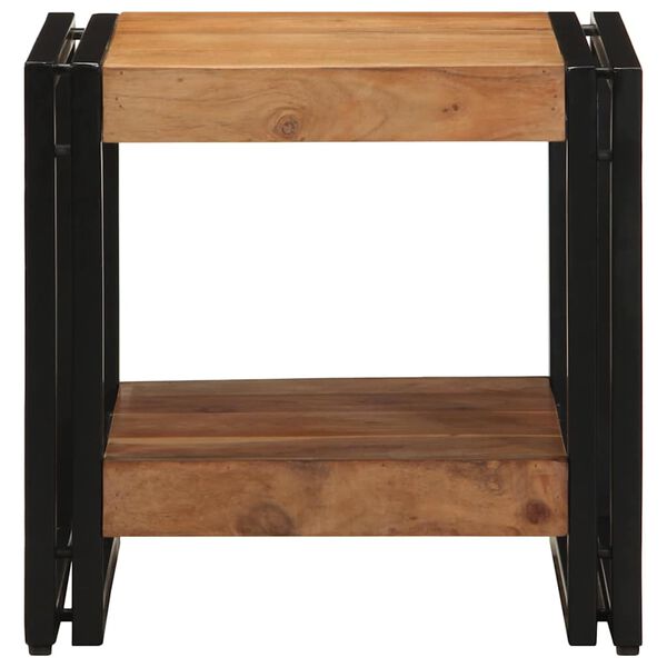 vidaXL Τραπεζάκι σαλονιού Καφέ 40 x 40 x 38 cm Μασίφ ξύλο ακακίας