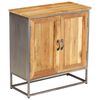 vidaXL Ντουλάπι 65 x 30 x 70 εκ. Ανακυκλωμένο Ξύλο Teak & Ατσάλι