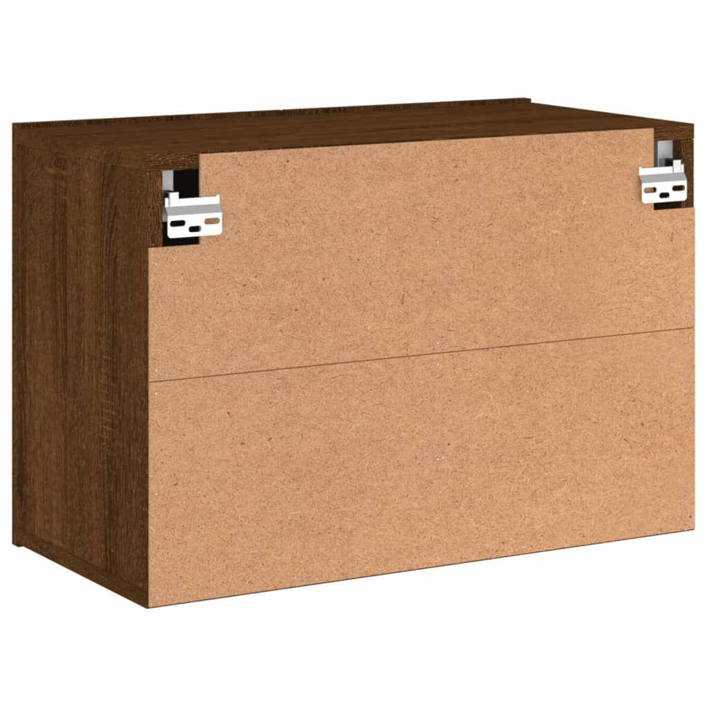 vidaXL Ντουλάπι Τοίχου Τηλεόρασης Καφέ Δρυς 60 x 30 x 41 εκ.