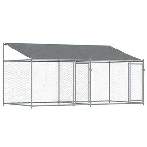 vidaXL &Kappa;&lambda;&omicron;&upsilon;&beta;ί &Sigma;&kappa;ύ&lambda;&omicron;&upsilon; &mu;&epsilon; &Omicron;&rho;&omicron;&phi;ή &kappa;&alpha;&iota; &Pi;ό&rho;&tau;&epsilon;&sigmaf; &Gamma;&kappa;&rho;&iota; 4x2x2 &mu;. &Gamma;&alpha;&lambda;&beta;. &Chi;ά&lambda;&upsilon;&beta;&alpha;&sigmaf;