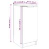 vidaXL Παπουτσοθήκη Γκρι Sonoma 30x35x70 εκ. από Επεξεργασμένο Ξύλο