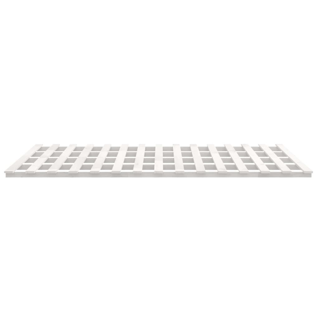 vidaXL Πλαίσιο Κρεβατιού Λευκό 160 x 200 εκ. από Μασίφ Ξύλο Πεύκου