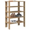 vidaXL Ράφι παπουτσιών Artisan Oak 61x32x87,5 cm Κατασκευασμένο ξύλο