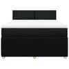 vidaXL &Kappa;&rho;&epsilon;&beta;ά&tau;&iota; Boxspring &mu;&epsilon; &Sigma;&tau;&rho;ώ&mu;&alpha; &Mu;&alpha;ύ&rho;&omicron; 160x200 &epsilon;&kappa;. &Upsilon;&phi;&alpha;&sigma;&mu;ά&tau;&iota;&nu;&omicron;