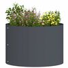vidaXL Γλάστρα Κήπου Ανθρακί 30 x 30 x 20 cm Ατσάλι