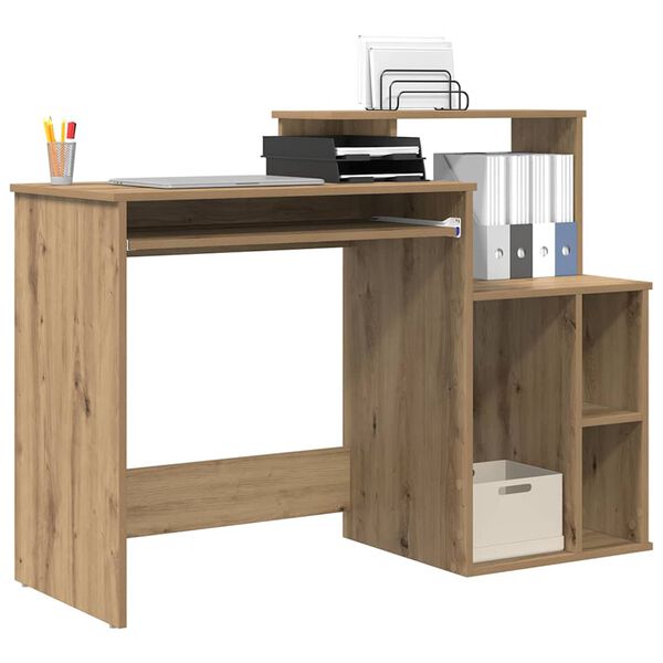 vidaXL Γραφείο Artisan Oak 120,5 x 44 x 88,5 εκ Επεξεργασμένο ξύλο