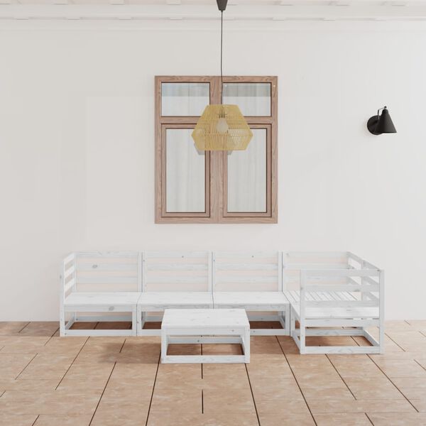 vidaXL &Sigma;&alpha;&lambda;ό&nu;&iota; &Kappa;ή&pi;&omicron;&upsilon; &Sigma;&epsilon;&tau; 6 &Tau;&epsilon;&mu;&alpha;&chi;ί&omega;&nu; &Lambda;&epsilon;&upsilon;&kappa;ό &alpha;&pi;ό &Mu;&alpha;&sigma;ί&phi; &Xi;ύ&lambda;&omicron; &Pi;&epsilon;ύ&kappa;&omicron;&upsilon;