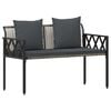 vidaXL &Epsilon;&xi;&omega;&tau;&epsilon;&rho;&iota;&kappa;ά &pi;&alpha;&gamma;&kappa;ά&kappa;&iota;&alpha; 2 -Seater 116 x 56 x 75 &epsilon;&kappa;. &sigma;&upsilon;&nu;&theta;&epsilon;&tau;&iota;&kappa;ό &rho;&alpha;&tau;ά&nu;