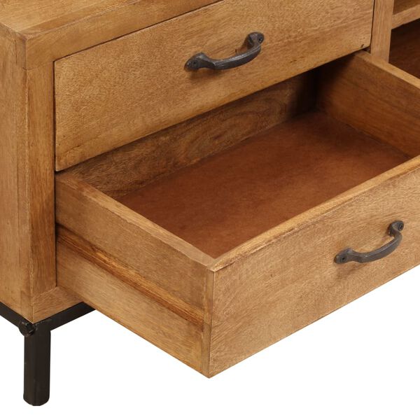 vidaXL Έπιπλο Τηλεόρασης 140 x 30 x 40 εκ. από Μασίφ Ξύλο Μάνγκο
