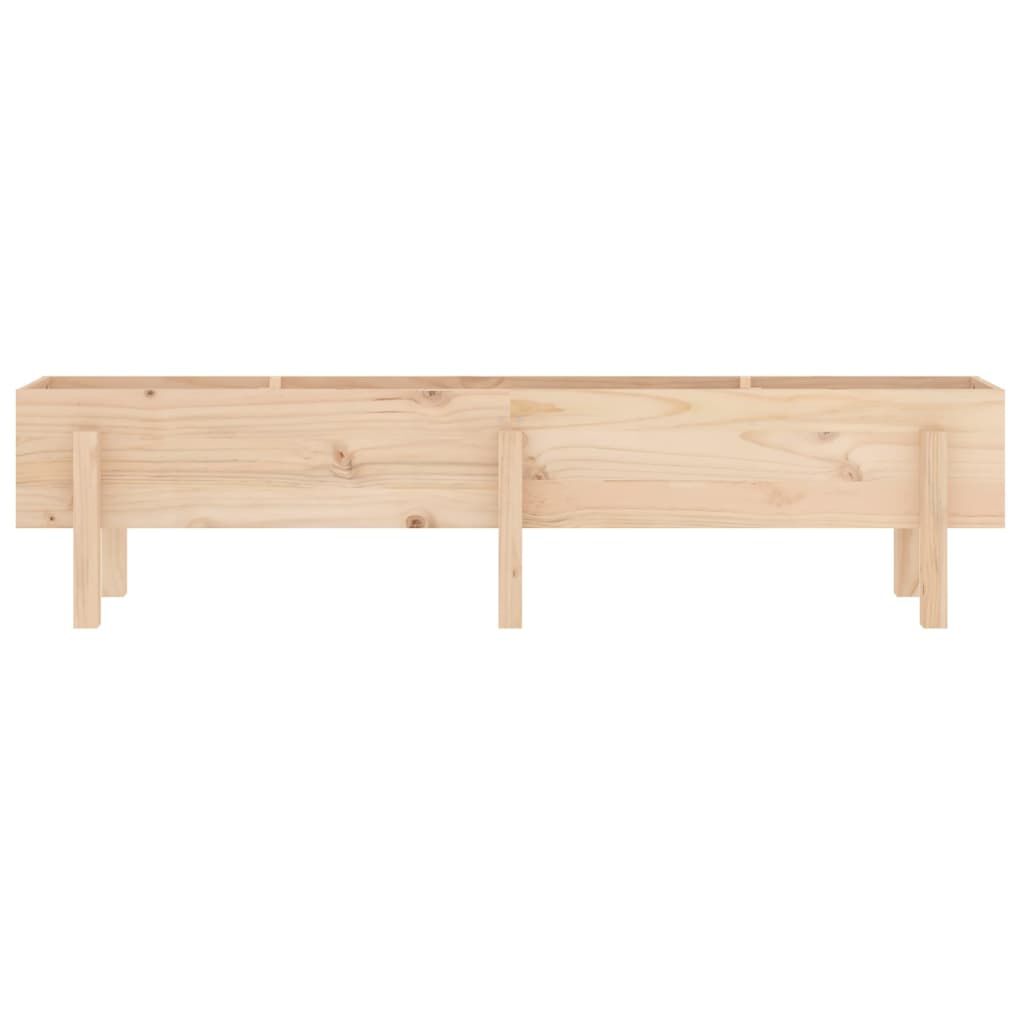 vidaXL Ζαρντινιέρα Υπερυψωμένη 160 x 30 x 38 εκ. από Μασίφ Ξύλο Πεύκου