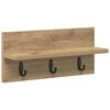 vidaXL &Tau;&omicron;ί&chi;&omicron;&upsilon; &Kappa;&rho;&epsilon;&mu;ά&sigma;&tau;&rho;&alpha; &Epsilon;&pi;&iota;&tau;&omicron;ί&chi;&iota;&omicron; Artisan Oak 40 x 10,5 x 18 &epsilon;&kappa;