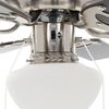 vidaXL Ανεμιστήρας Οροφής με Φως Περίτεχνος Σκούρο Καφέ 82 εκ.