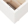 vidaXL Ζαρντινιέρα Κήπου Λευκή 70x70x49,5 εκ. από Μασίφ Ξύλο Πεύκου