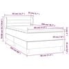 vidaXL &Kappa;&rho;&epsilon;&beta;ά&tau;&iota; Boxspring &mu;&epsilon; &Sigma;&tau;&rho;ώ&mu;&alpha; &Alpha;&nu;&omicron;&iota;&chi;&tau;ό &Gamma;&kappa;&rho;&iota; 80x200 &epsilon;&kappa;. &Upsilon;&phi;&alpha;&sigma;&mu;ά&tau;&iota;&nu;&omicron;