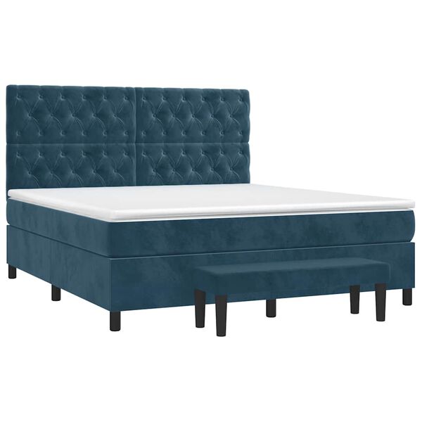 vidaXL &Kappa;&rho;&epsilon;&beta;ά&tau;&iota; Boxspring &mu;&epsilon; &Sigma;&tau;&rho;ώ&mu;&alpha; &Sigma;&kappa;&omicron;ύ&rho;&omicron; &Mu;&pi;&lambda;&epsilon; 160x200 &epsilon;&kappa;. &Beta;&epsilon;&lambda;&omicron;ύ&delta;&iota;&nu;&omicron;