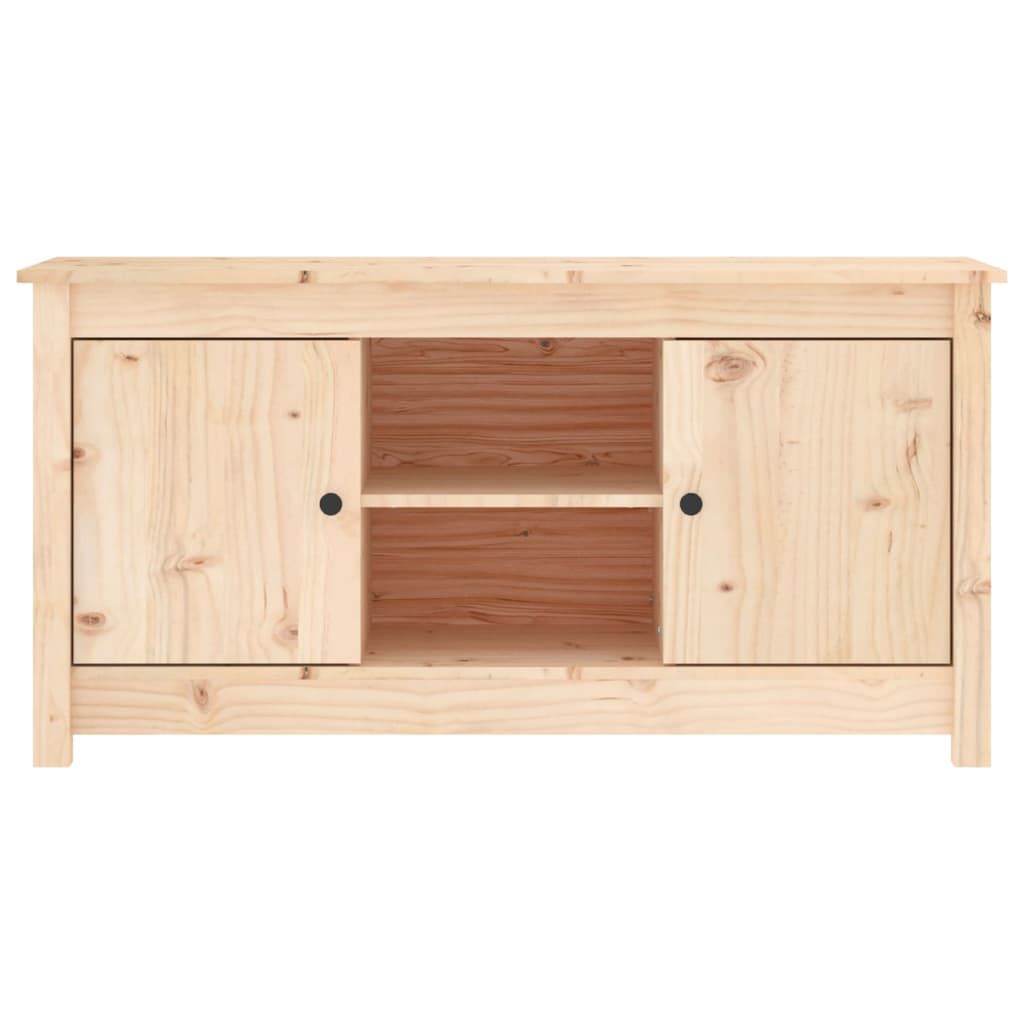 vidaXL Έπιπλο Τηλεόρασης 103 x 36,5 x 52 εκ. από Μασίφ Ξύλο Πεύκου